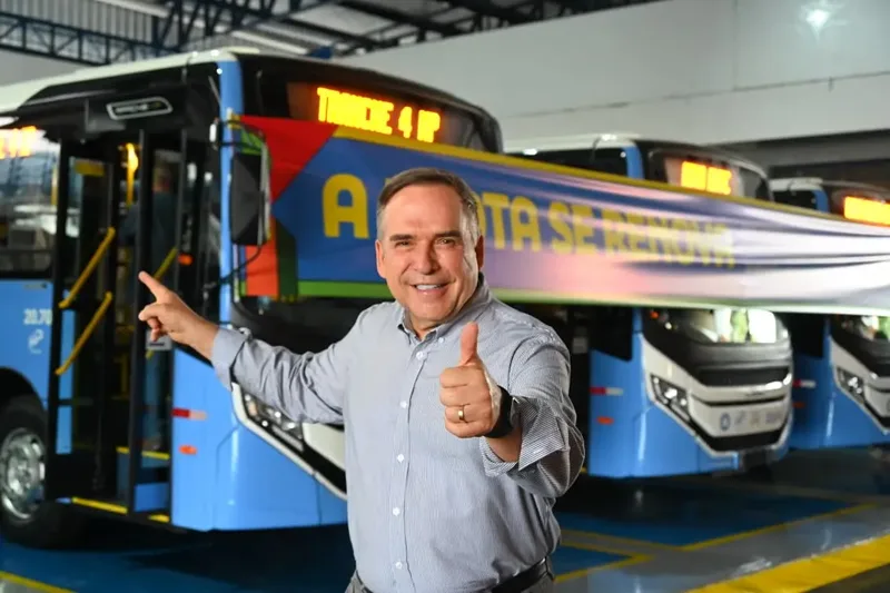 Goiânia recebe 19 ônibus Euro 6 para o transporte coletivo