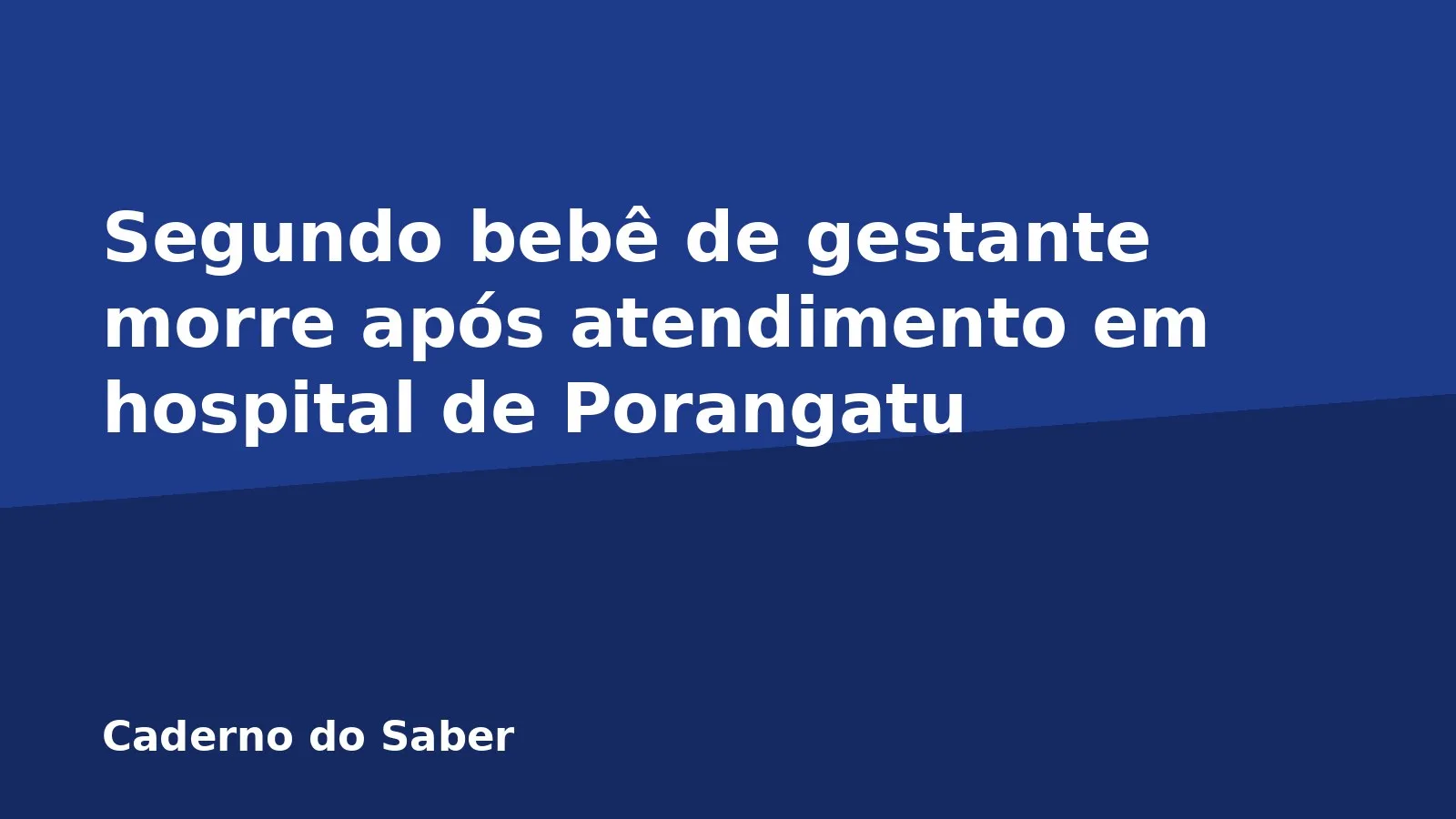Segundo bebê de gestante morre após atendimento em hospital de Porangatu