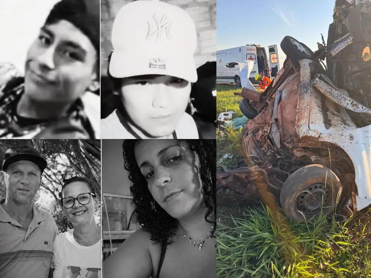 Colisão entre van e carro deixa cinco mortos na BR-163, em Itaquiraí