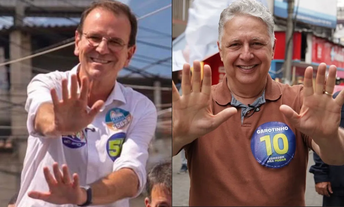 Candidatos ao governo do Rio adotam gestos para marcar números e letras