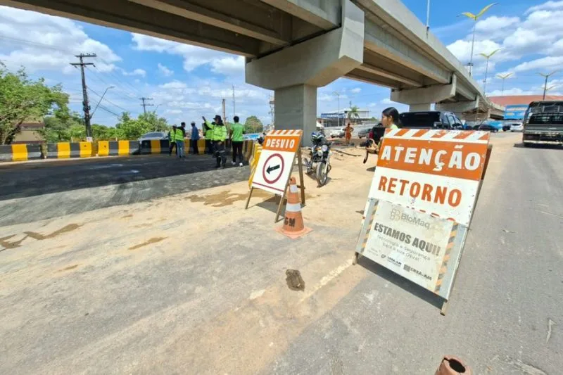 Manaus libera novo retorno sob alça do complexo viário Passarão
