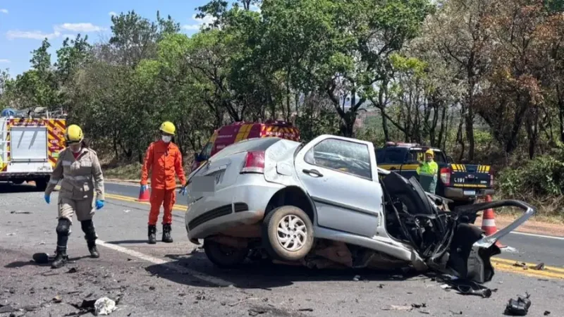 Perícia é acionada após morte em colisão na BR-153, em Uruaçu