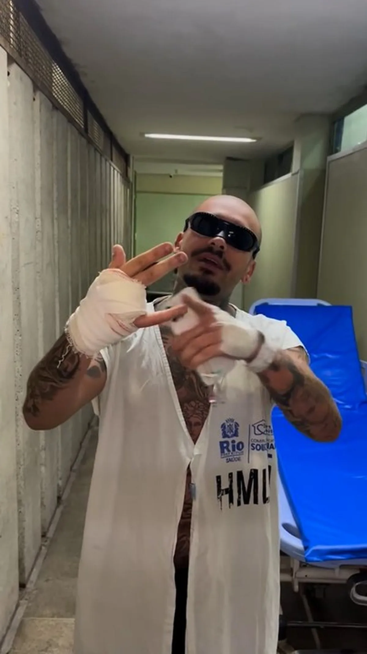 Streamer perde dedo ao tentar pular grade do Rock in Rio