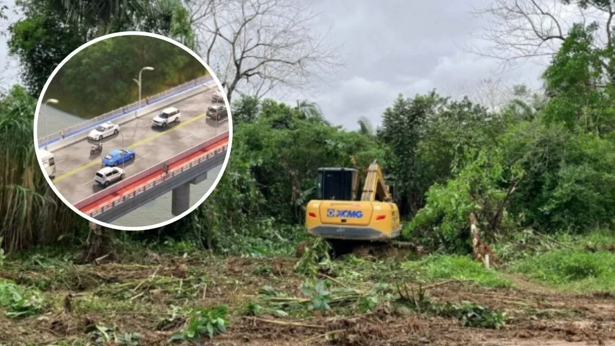 Nova ponte entre Jaraguá do Sul e Schroeder entra em fase de preparação do terreno