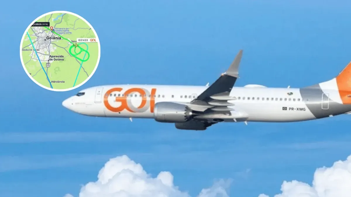 Voo da Gol é cancelado após retorno a Goiânia por falha técnica