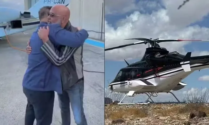 Equipes ampliam buscas por helicóptero que levava o cantor Rick em SC