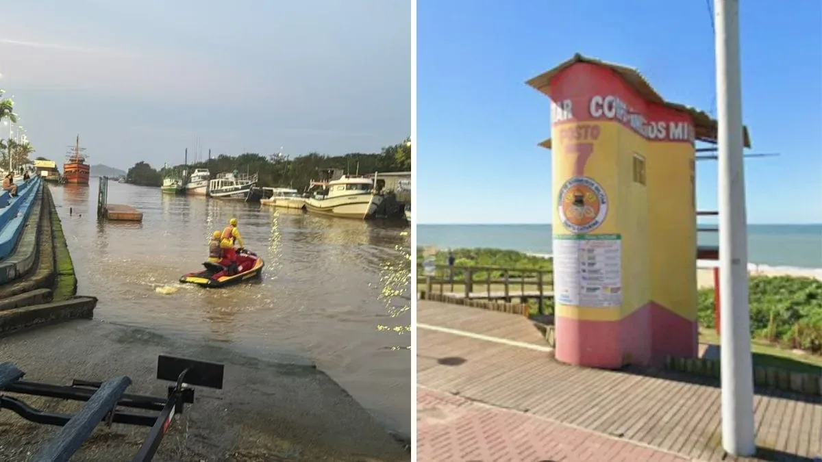 Criança desaparece no mar durante banho em Balneário Piçarras