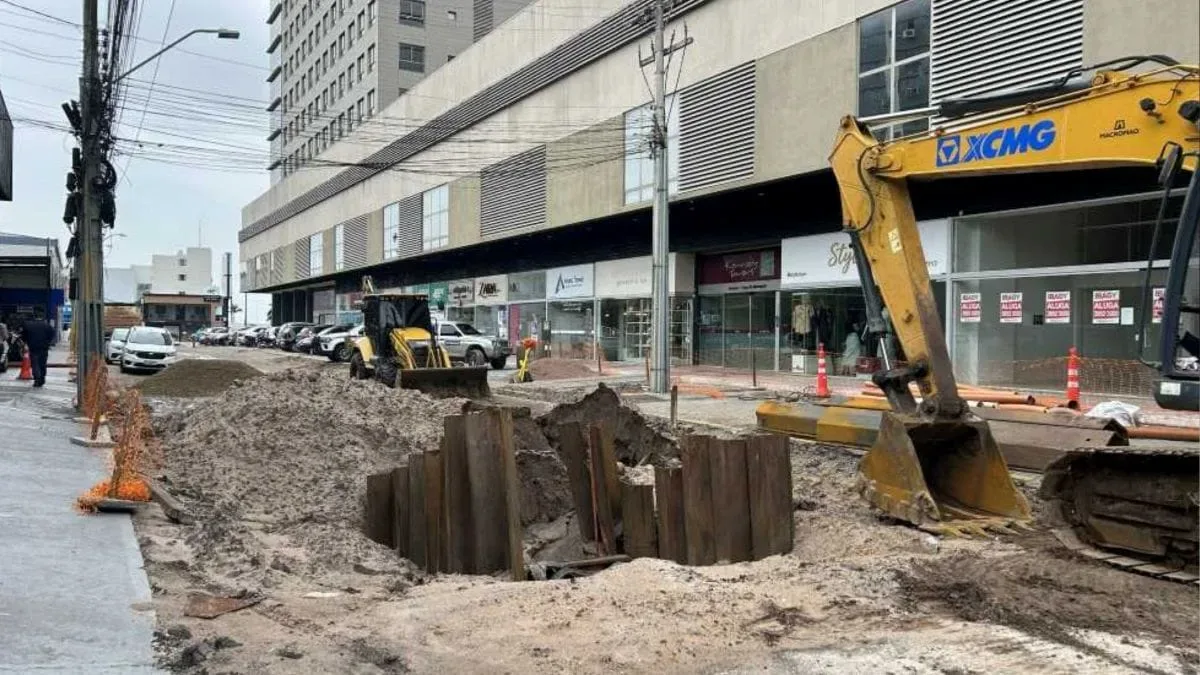 São José instala galerias de concreto para ampliar drenagem contra alagamentos