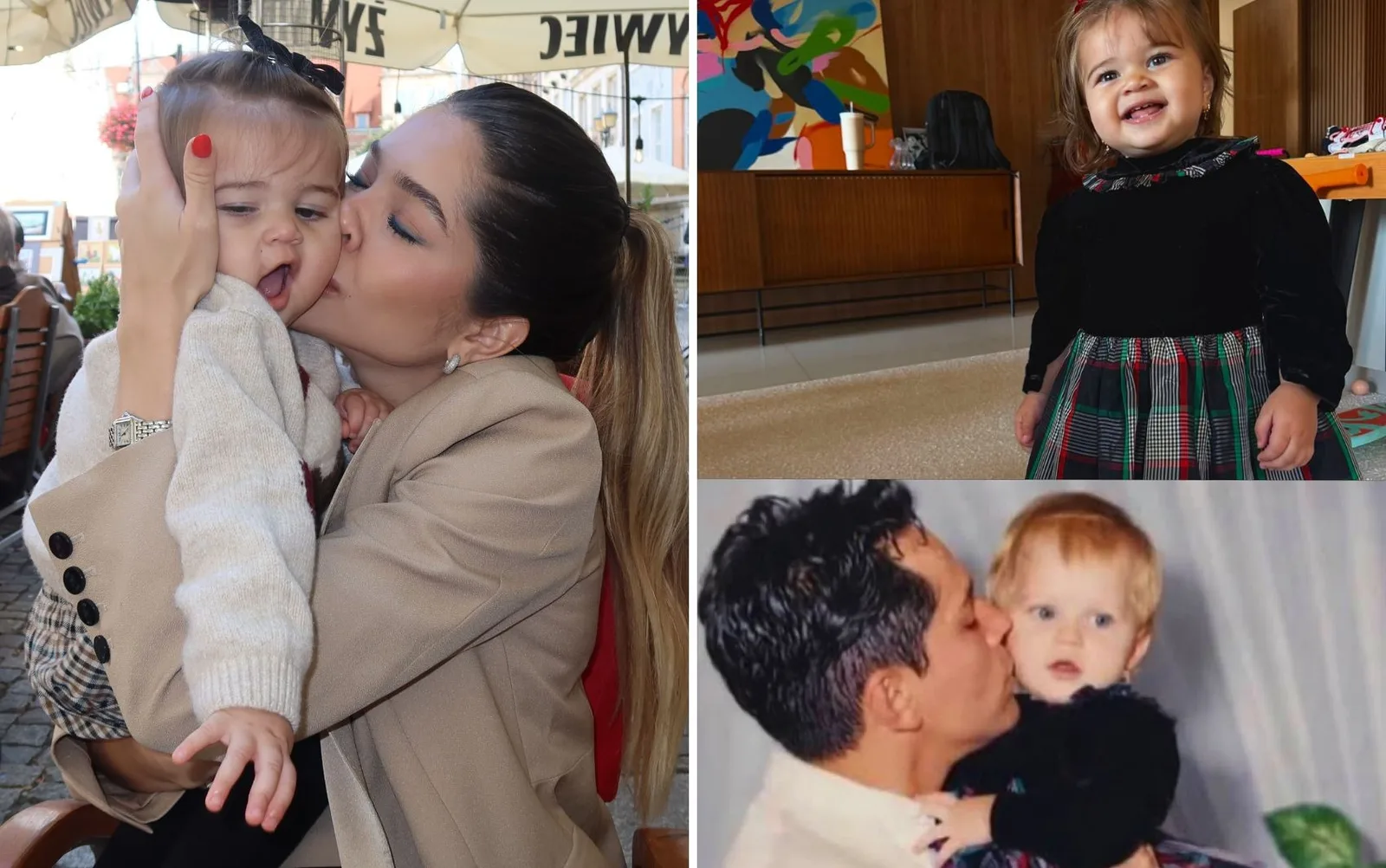 Lyandra Costa resgata vestido de infância em foto com a filha Isabela