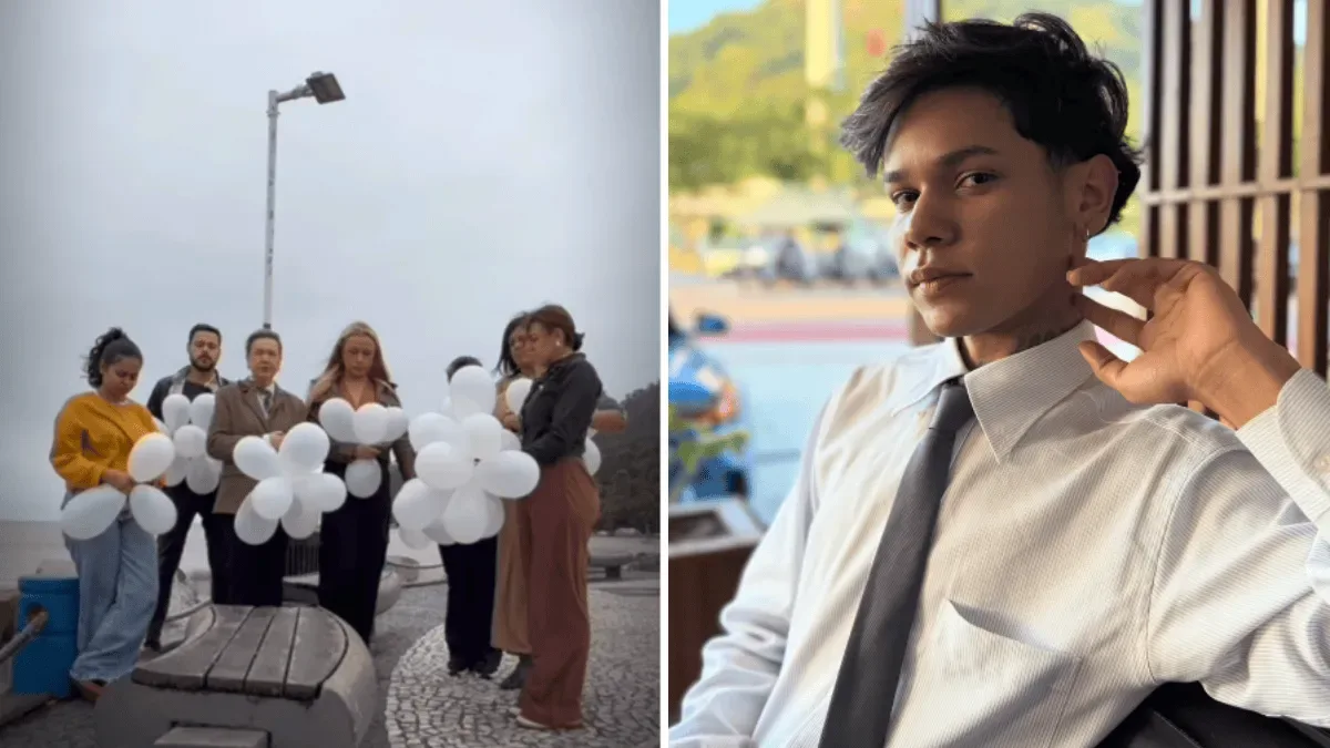 Amigos homenageiam jovem encontrado morto após desaparecer em Balneário Camboriú