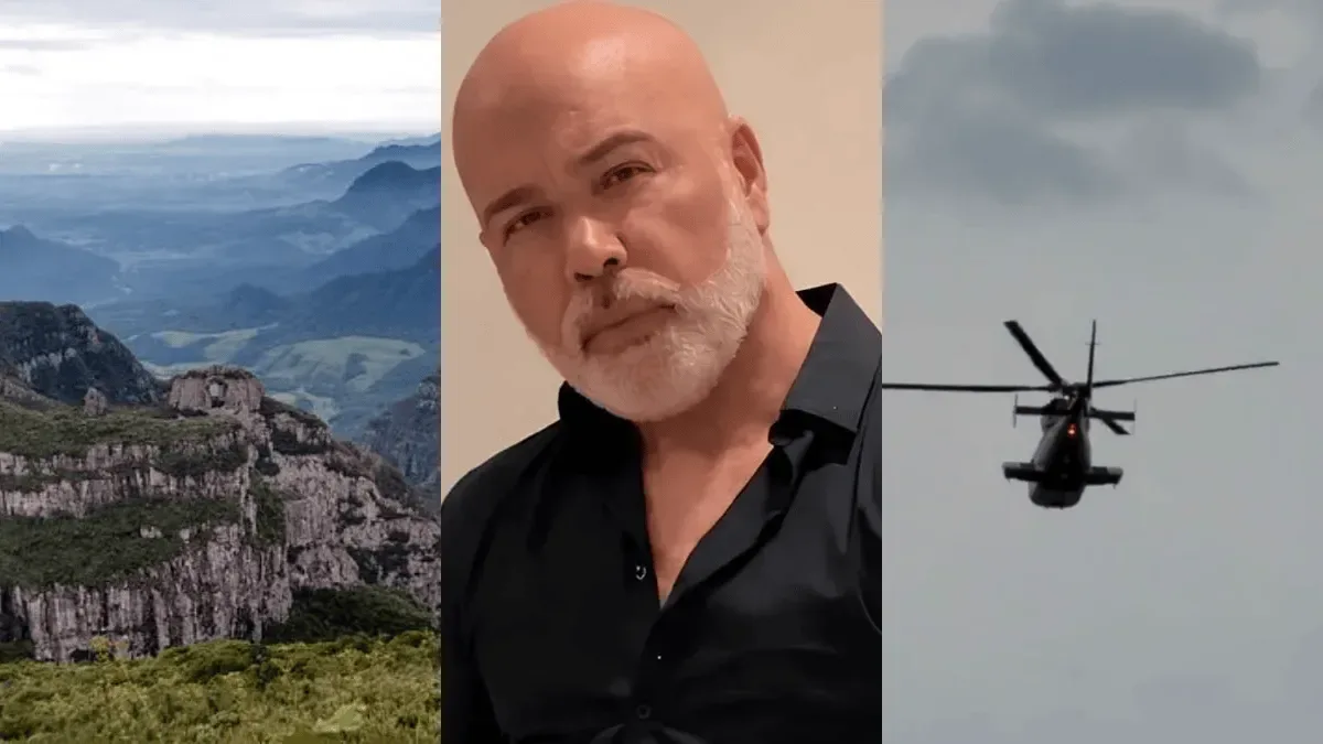 Buscas por helicóptero com cantor Rick são concentradas em Urubici