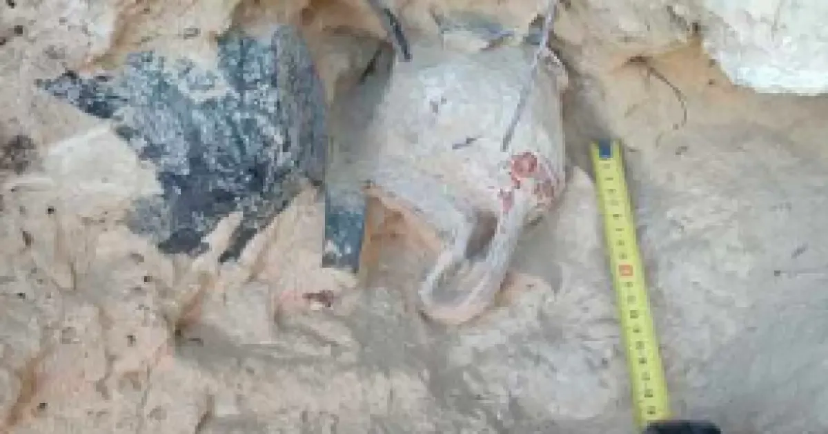 Temporal revela sepultura picena de cerca de 2.500 anos na Itália