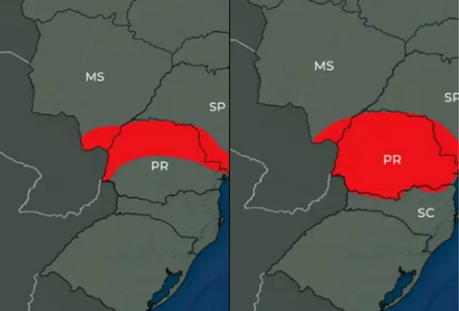 Extremo sul de MS pode ter tornados e ventos acima de 90 km/h