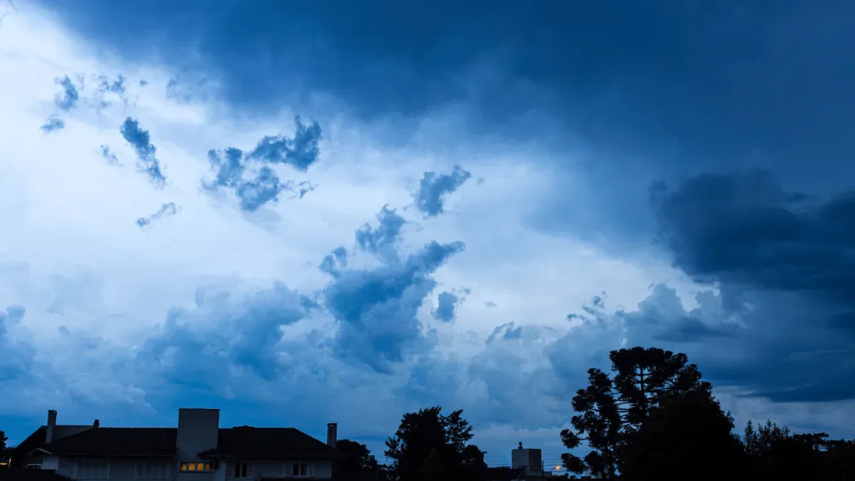 Serra catarinense terá chuva e temporais isolados no fim de semana
