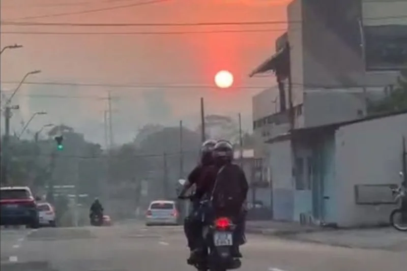 Fumaça leva Manaus ao pior nível de poluição do ar