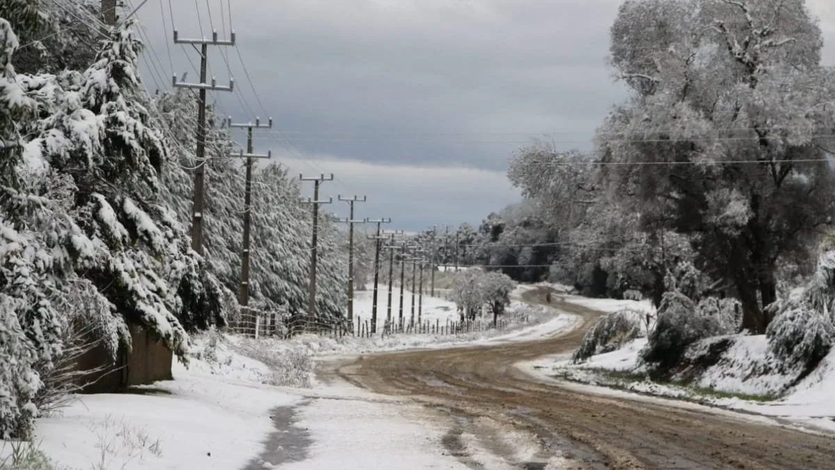 Neve aparece uma vez em Santa Catarina durante o inverno de 2026