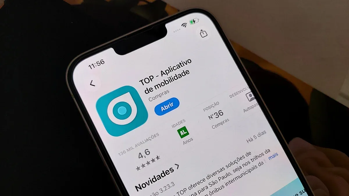Aplicativo antigo TOP será desativado e usuários devem migrar em São Paulo