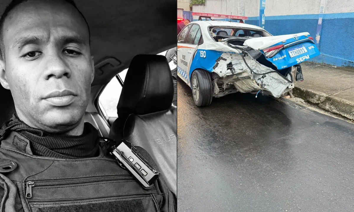 Cabo da Polícia Militar morre após ser atingido por carro em fuga em Nova Iguaçu