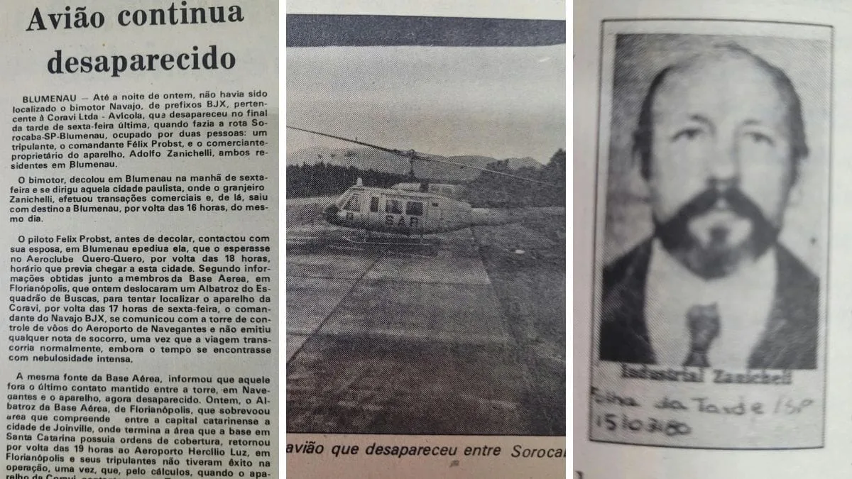 Famílias seguem sem respostas sobre voo que sumiu entre São Paulo e Blumenau