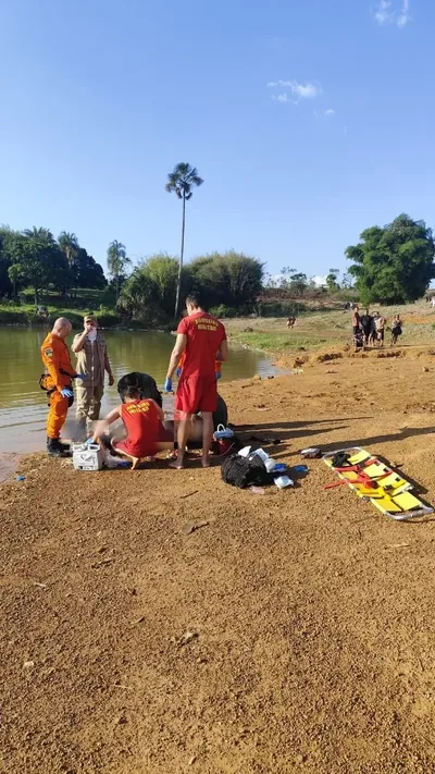 Homem morre após tentativa de reanimação em lago de Abadia de Goiás