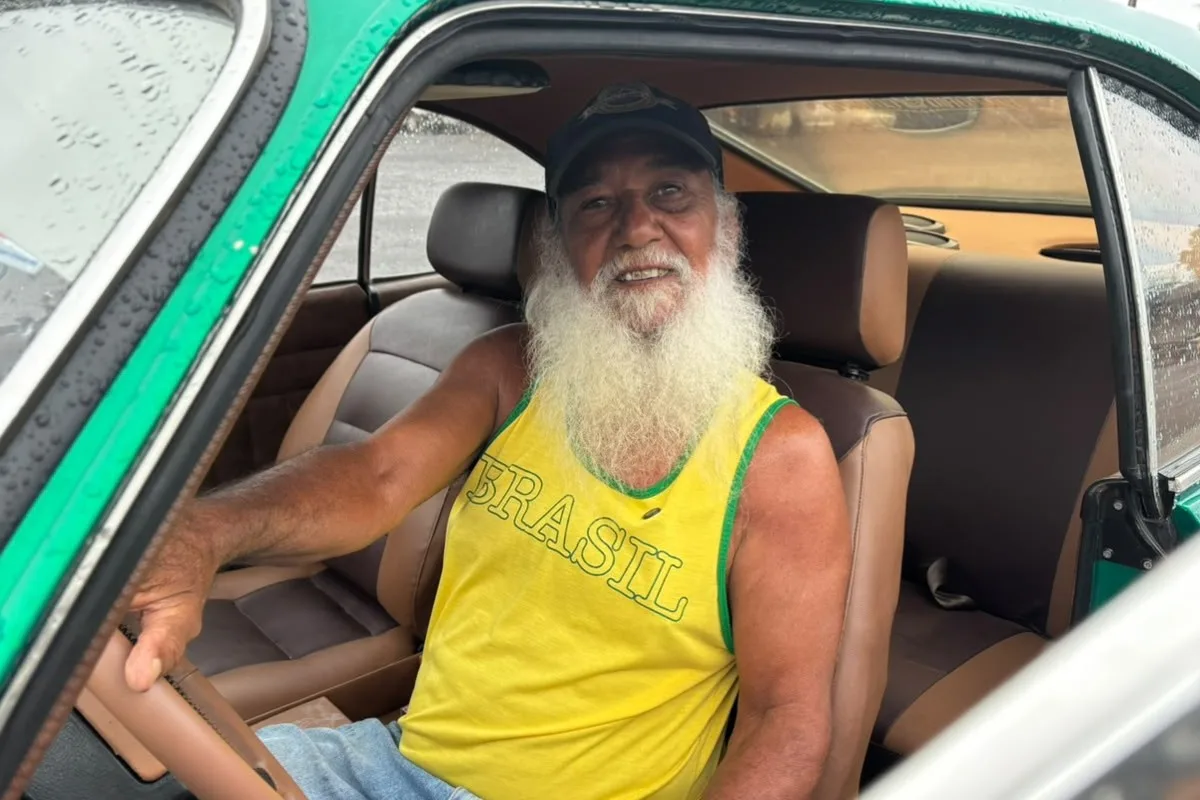 Dono reencontra Opala de 1977 após 35 dias desaparecido em Campo Grande