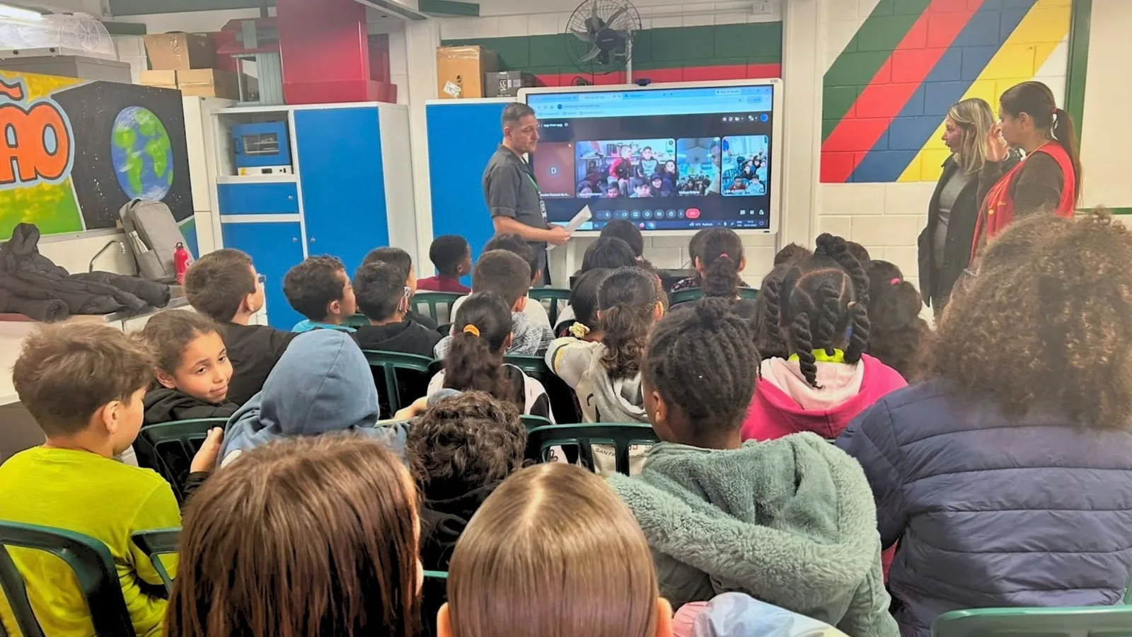 Projeto aproxima escolas de Pinhais e Córdoba por meio do estudo da água