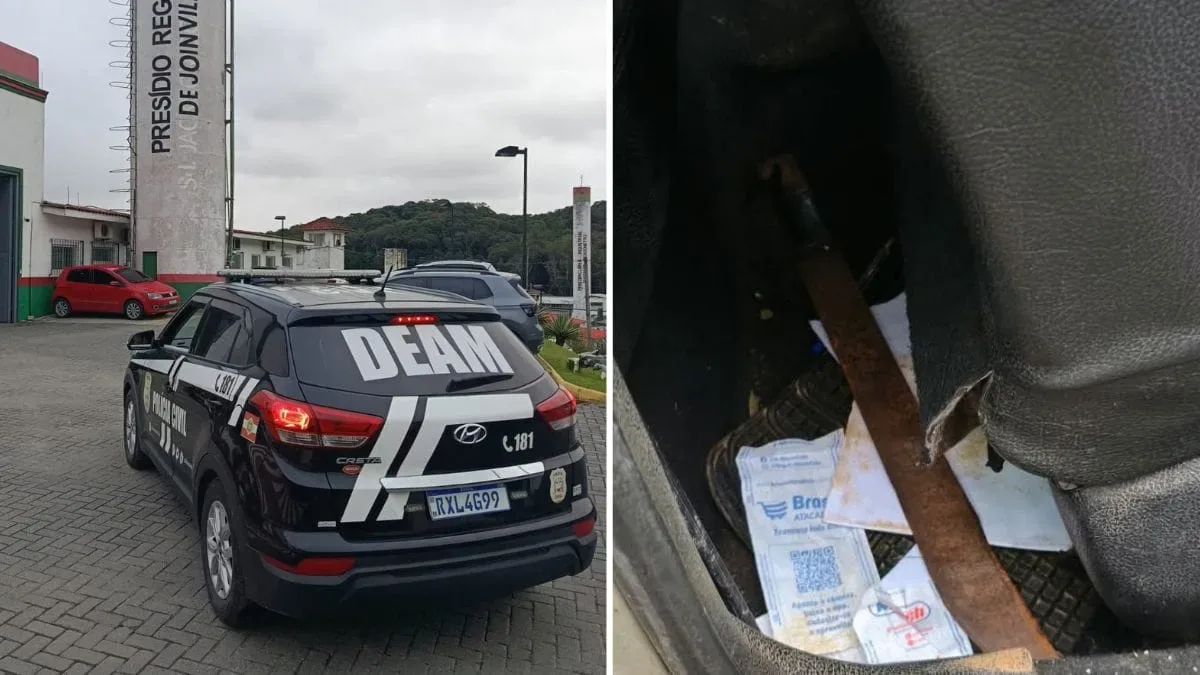 Homem é preso em Joinville após ameaças com facão e descumprimento de medida protetiva