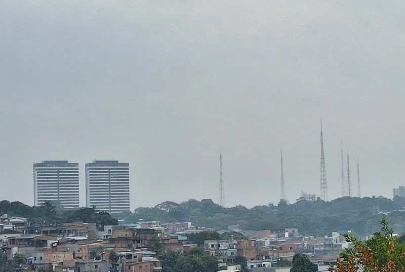 Manaus registra concentração elevada de partículas pelo segundo dia seguido