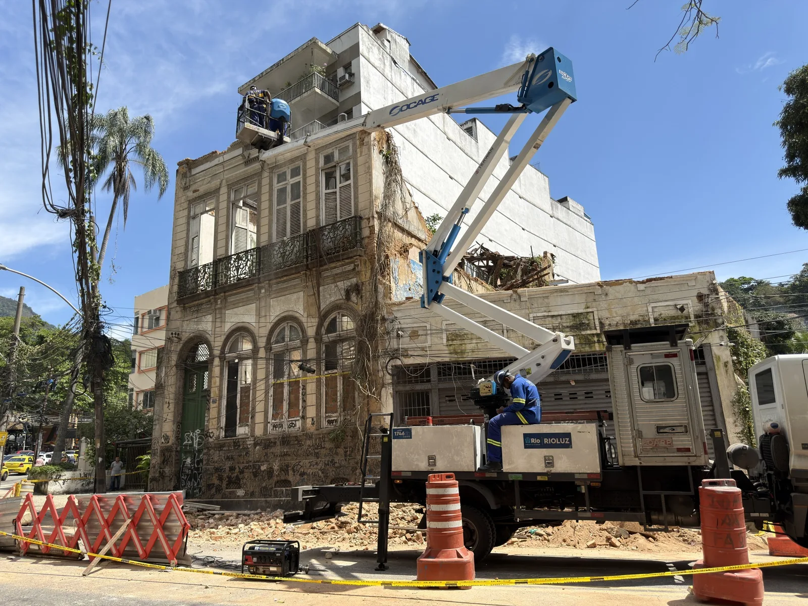 Casarão que caiu no Cosme Velho havia sido incluído em alerta entregue à prefeitura