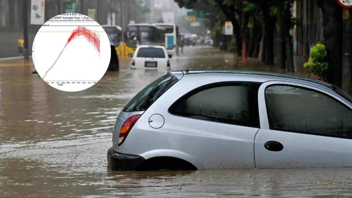 El Niño pode chegar a 3,4°C entre 2026 e 2027, aponta previsão do ECMWF
