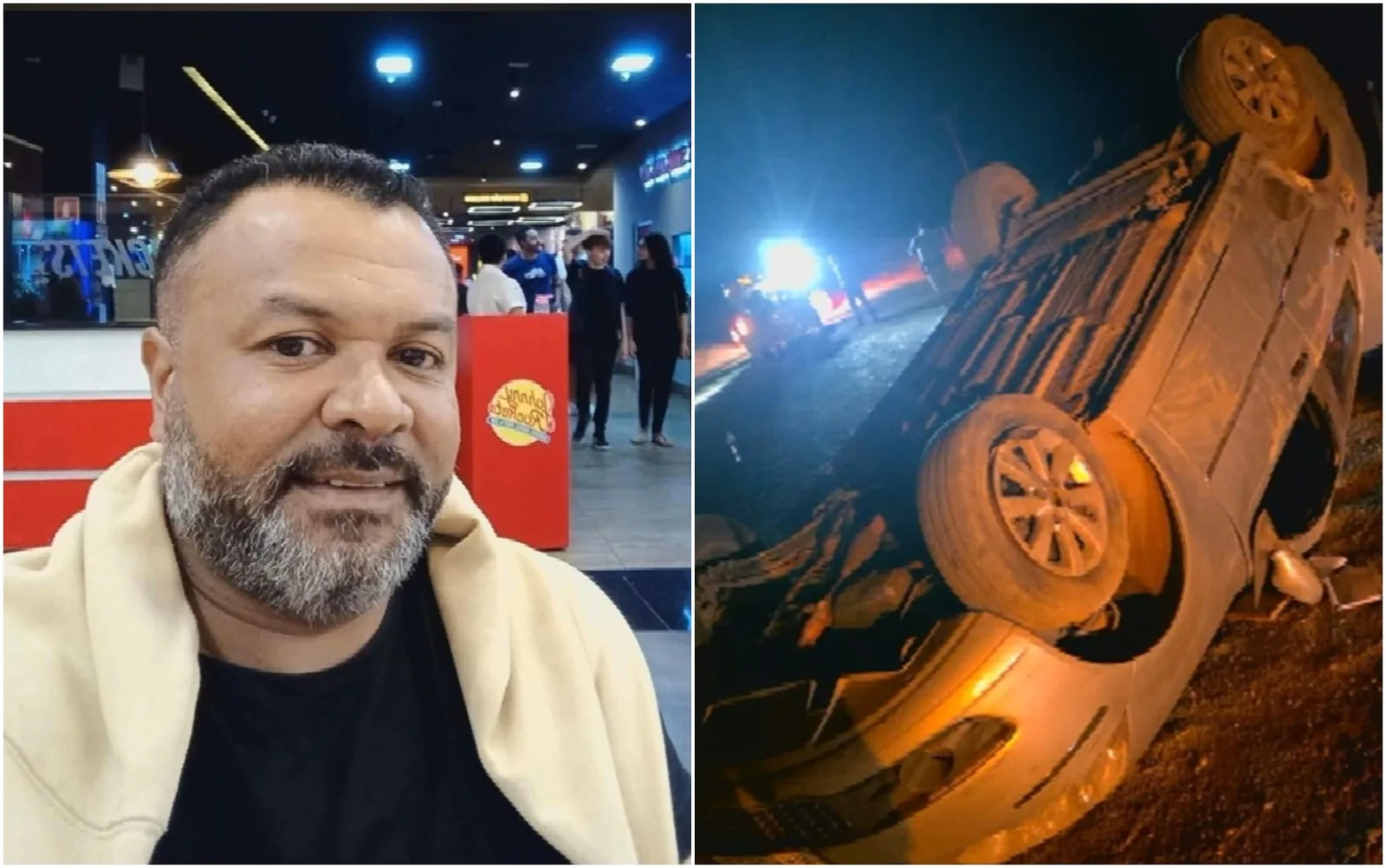 Ex-vereador de Campos Belos morre após carro capotar na GO-452