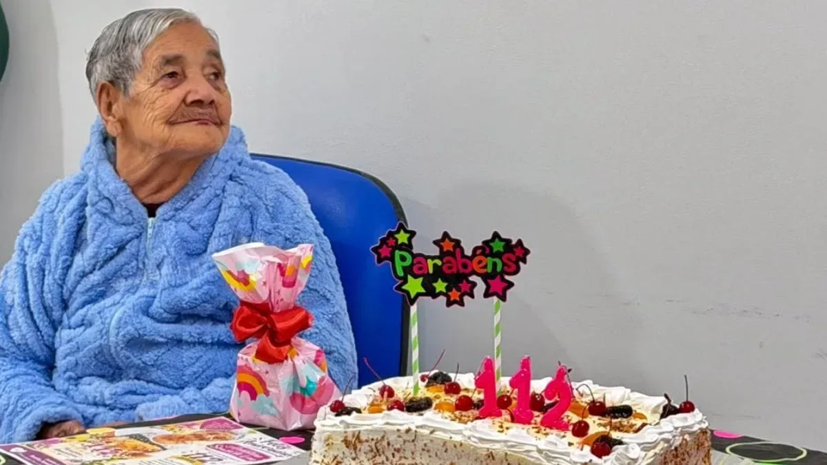 Arnestina Souza de Lima celebra 112 anos com festa em Rodeio