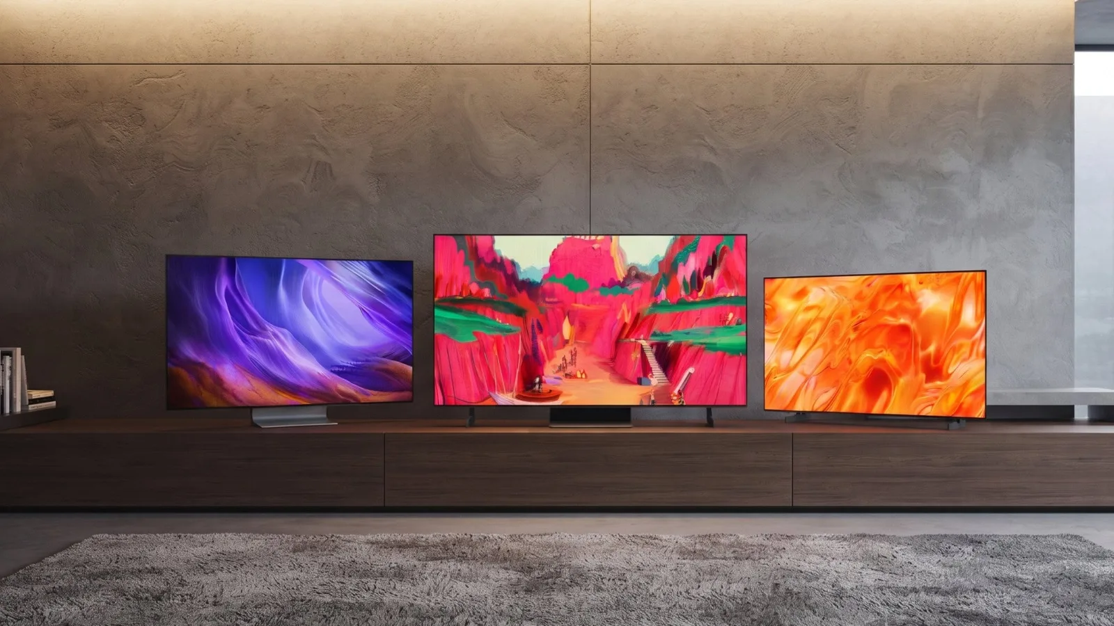Samsung lança TVs premium com foco em inteligência artificial e jogos no Brasil