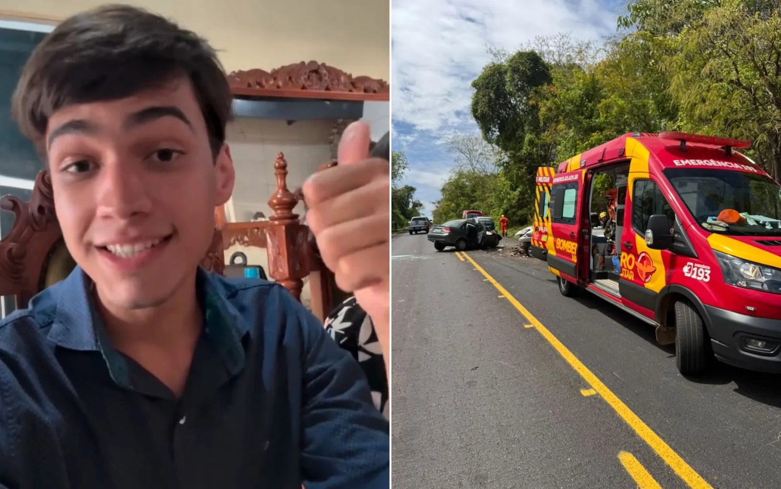 Jovem de 21 anos morre após colisão na GO-020, em Goiás