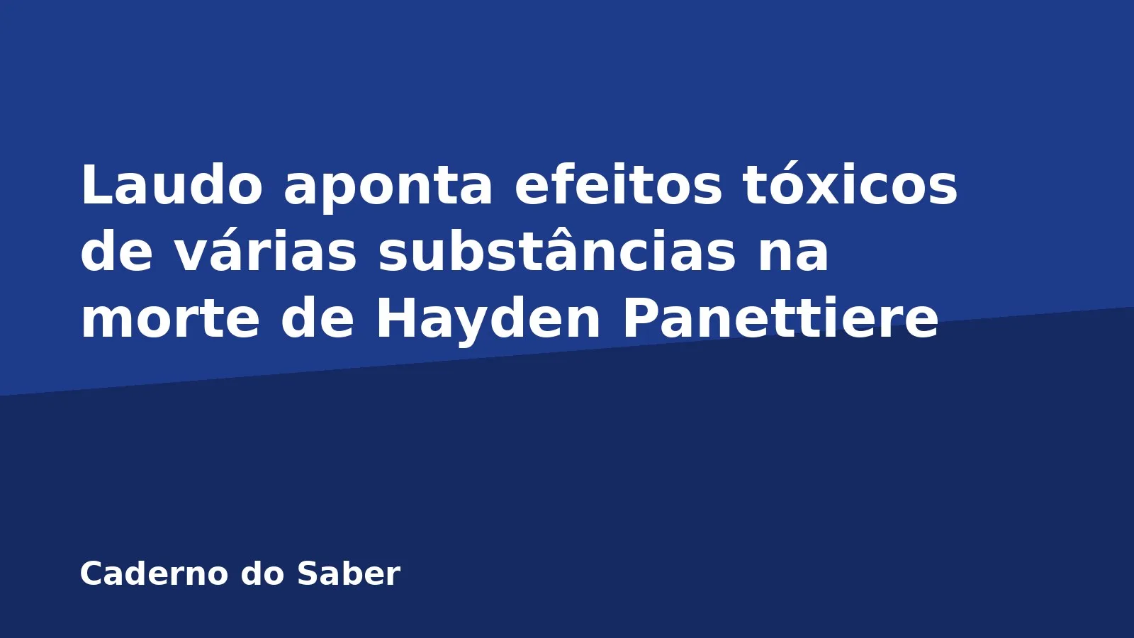 Laudo aponta efeitos tóxicos de várias substâncias na morte de Hayden Panettiere