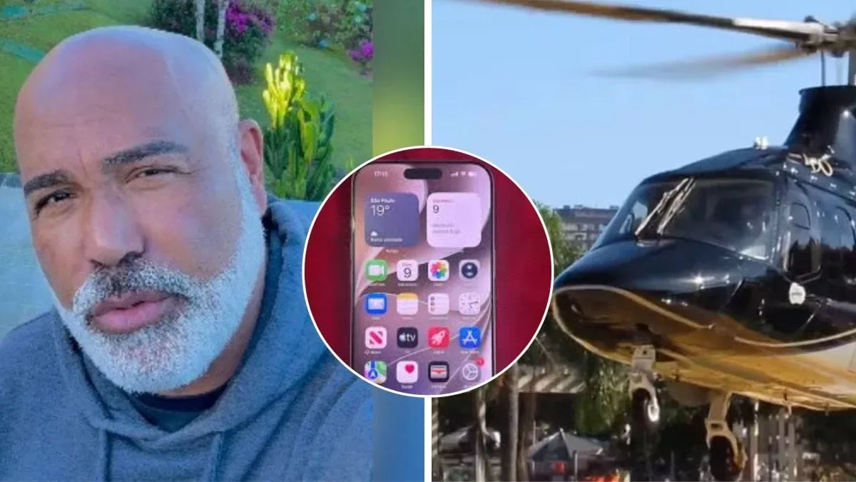 Celular de Rick registra sinal durante buscas por helicóptero em Urubici