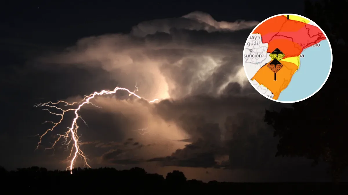 Santa Catarina tem 147 cidades sob alerta laranja para tempestades