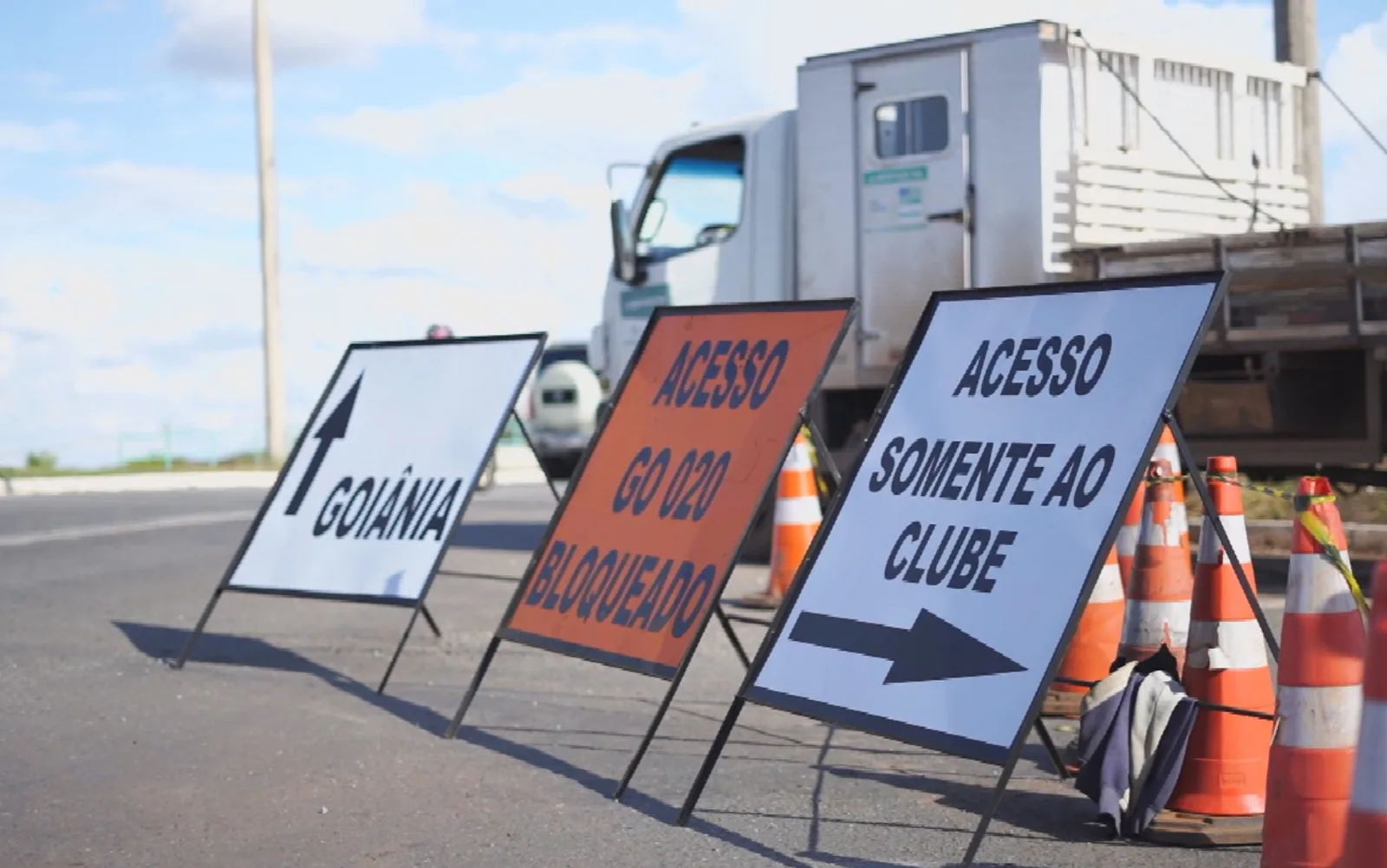 Obras na GO-020 alteram trânsito entre Goiânia e Bela Vista de Goiás