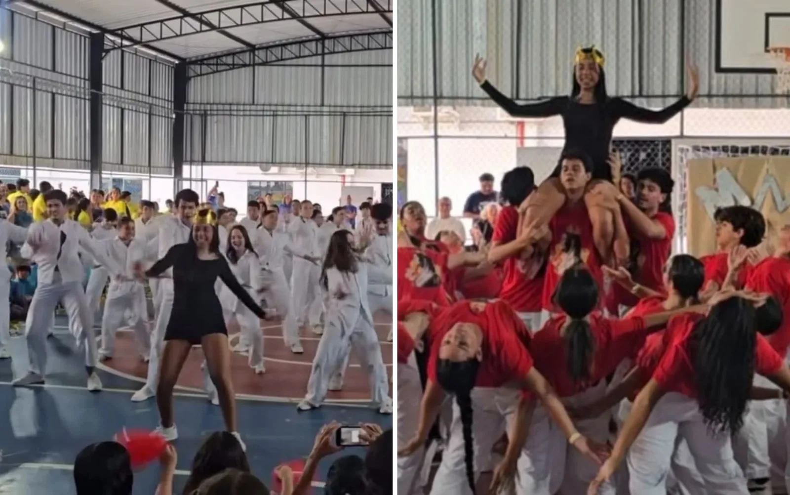 Alunos de Salvador homenageiam Marília Mendonça em apresentação de dança
