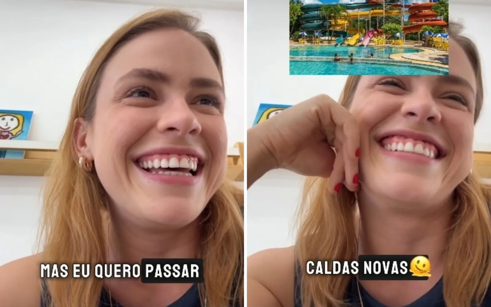 Menina diz que preferia voltar a Caldas Novas em vez de viajar a Paris