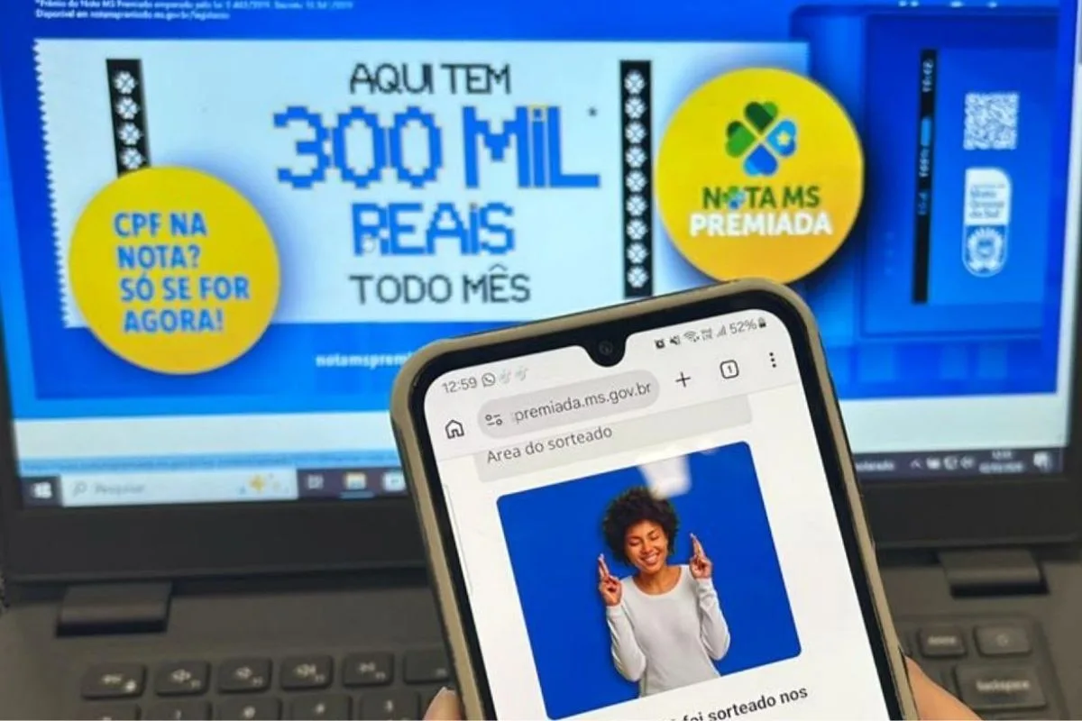 Nota MS Premiada divide prêmio de R$ 100 mil entre três consumidores