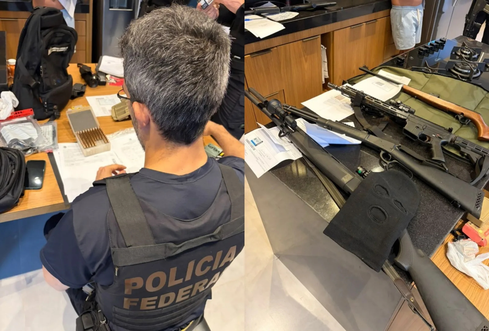 PF investiga fraude em registros de CACs e apreende armas em Mato Grosso