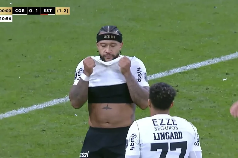 Pênalti nos acréscimos não evita queda do Corinthians na Libertadores
