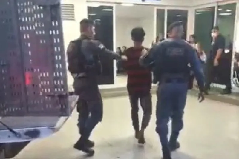 Homem armado com faca é preso após entrar em unidade de ensino em Manaus